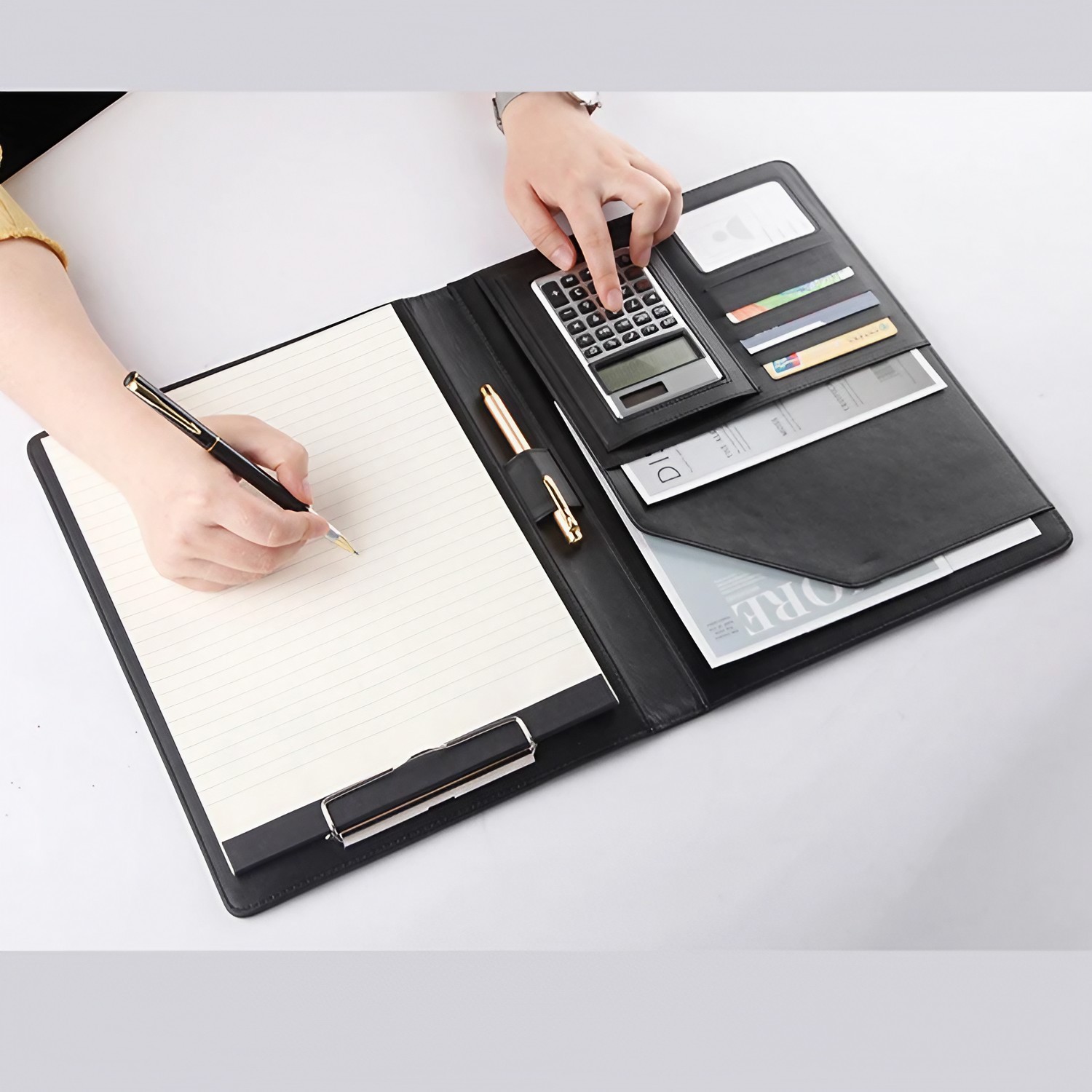 Leather Business Clipboard Padfolio 2