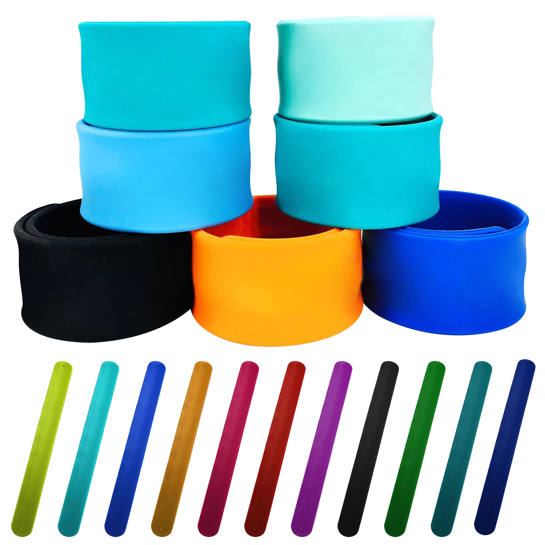 Silicone Rubbber Slap Bracelets 2