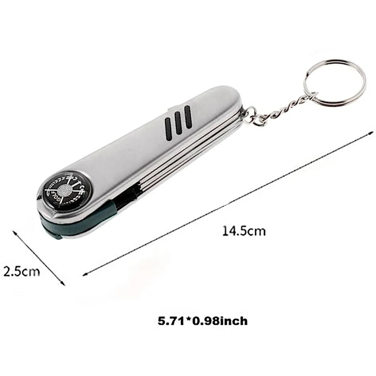 5 in 1 Kit Portable Multi-Pocket Golf Knife W/ Keychain 1