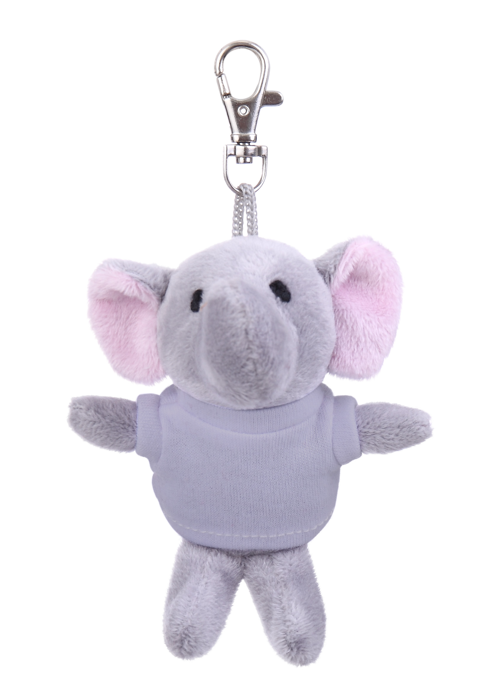 Soft Plush Elephant Keychain with Tee 6