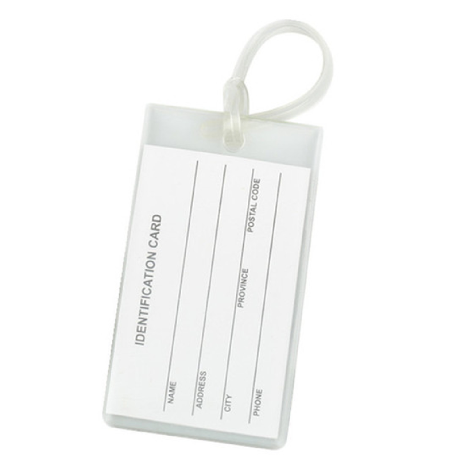 PVC Clear Travel Tag 3