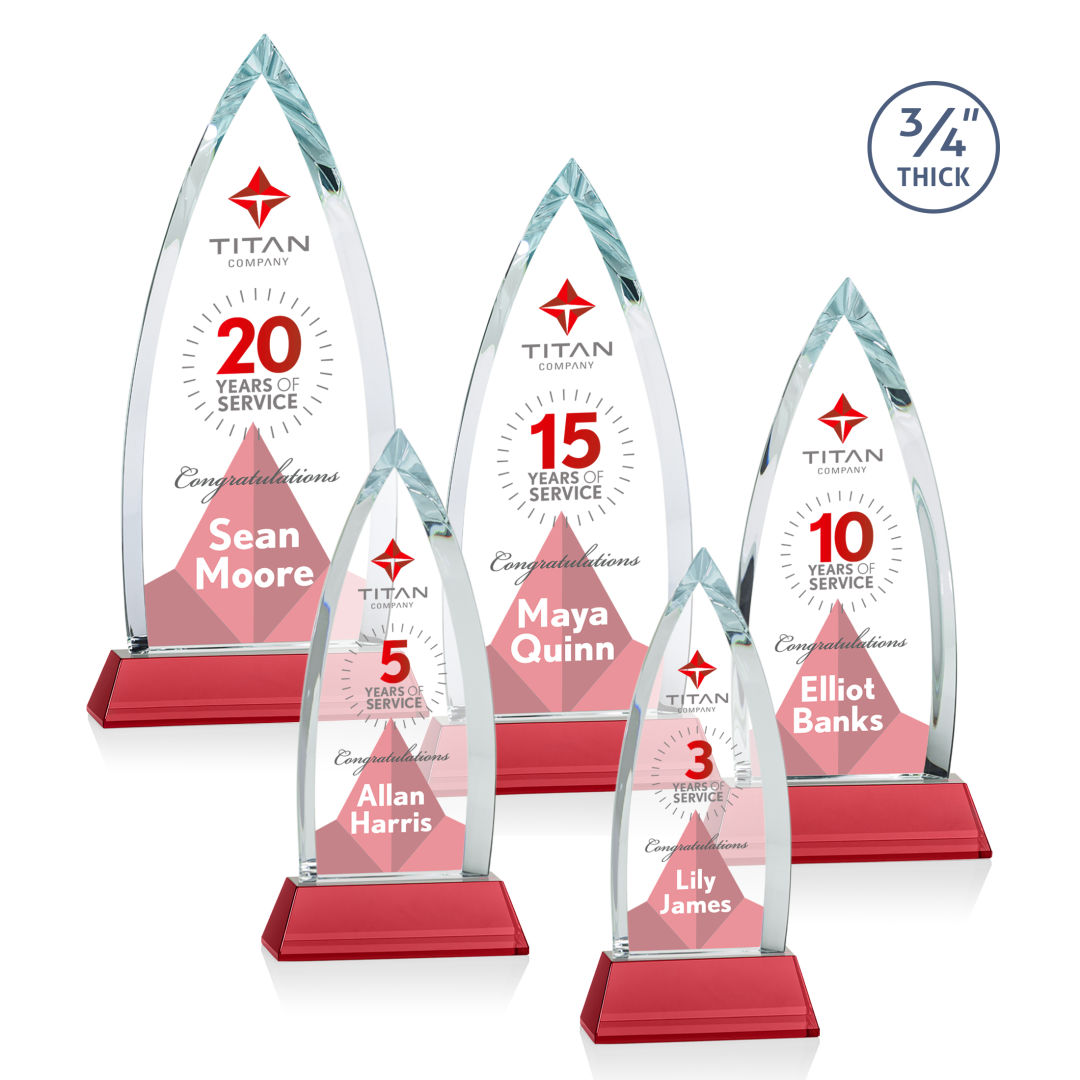 Shildon VividPrint™ Award on Newhaven - Red