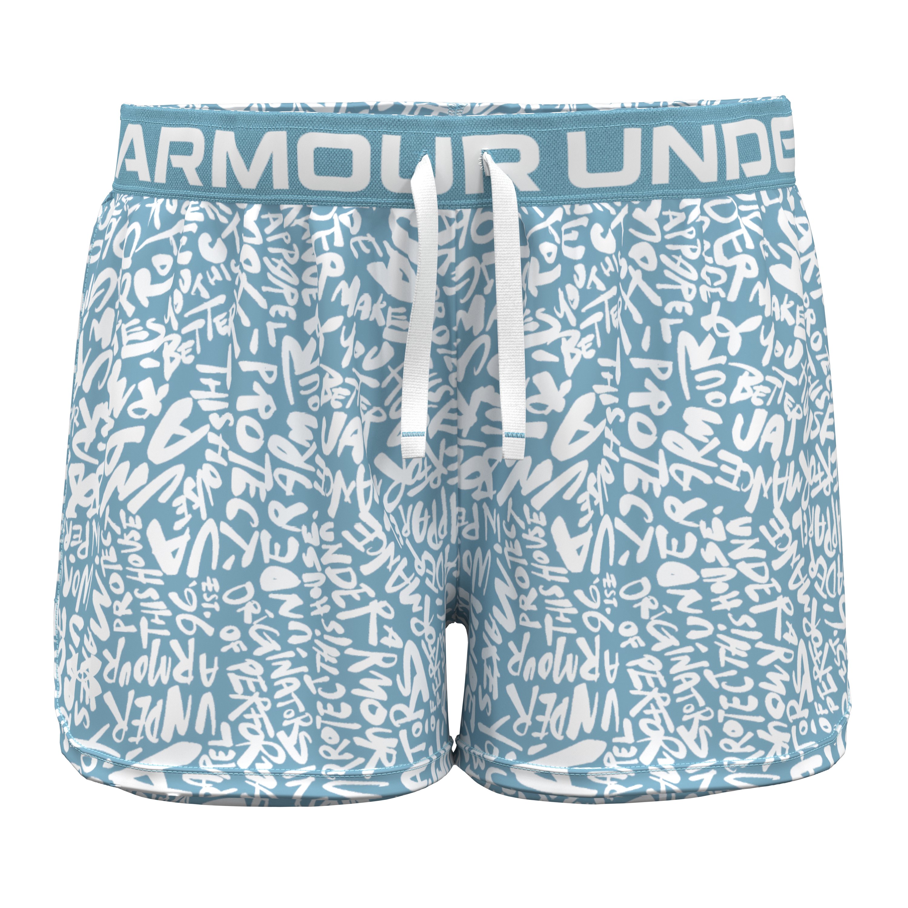 Girls' UA Play Up Printed Shorts  7