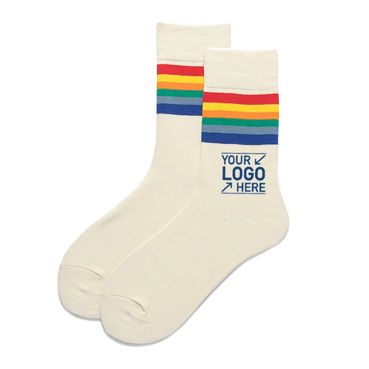 Old School Vintage Striped Socks 1