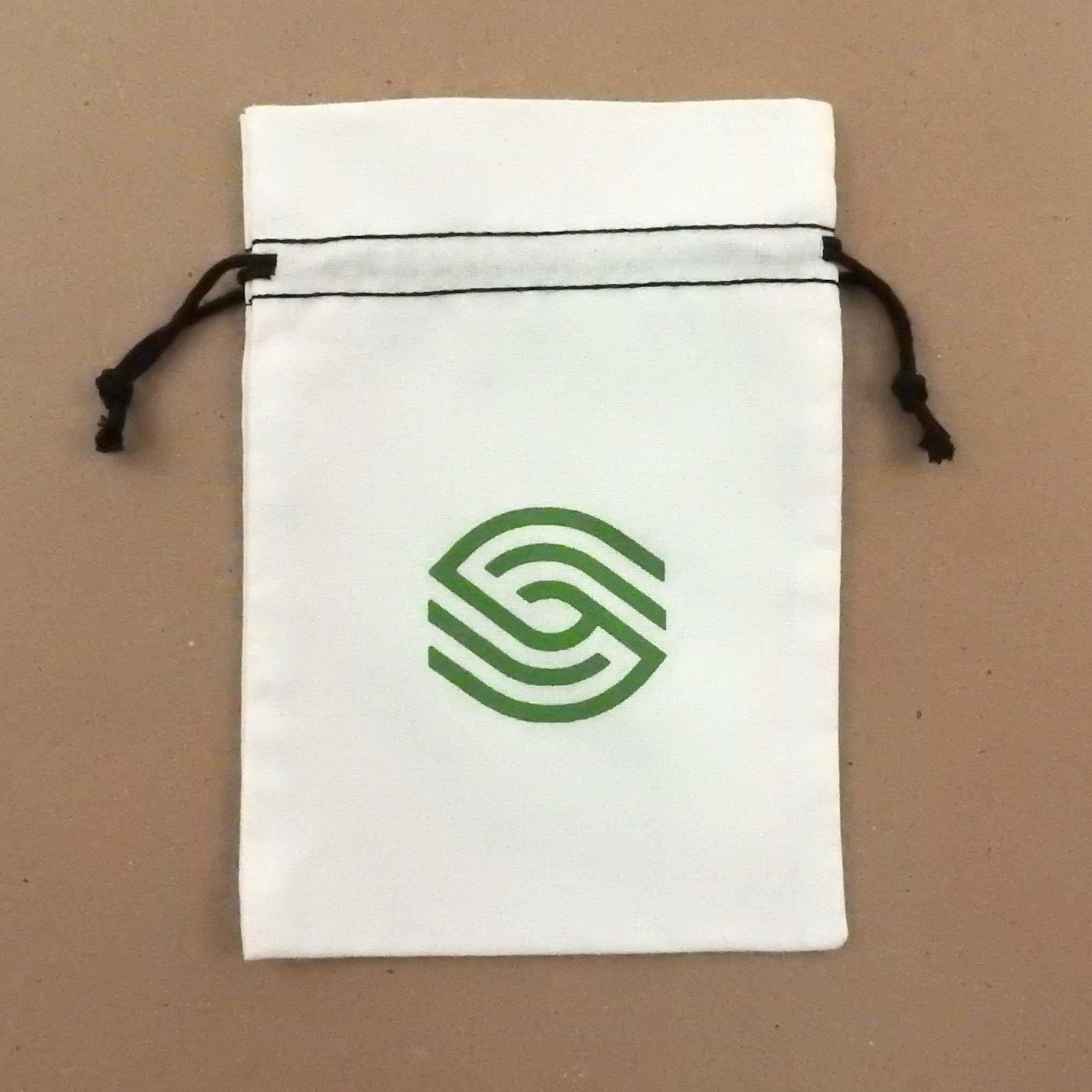 "Duplex" Cotton Double Drawstring Bag 5 X 7" 2