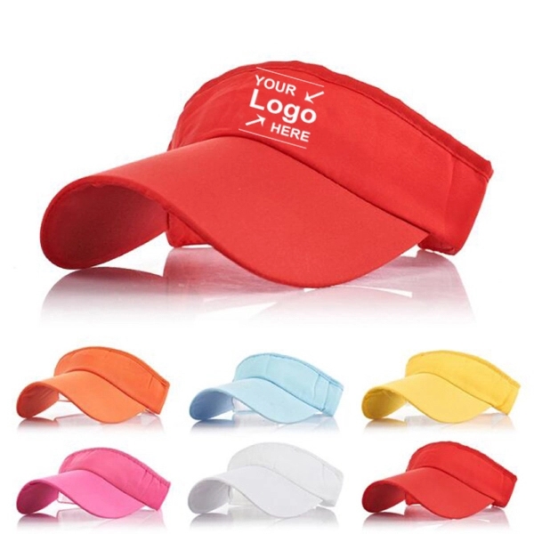 The Visor Cap With Adjustable Strap On Back 1