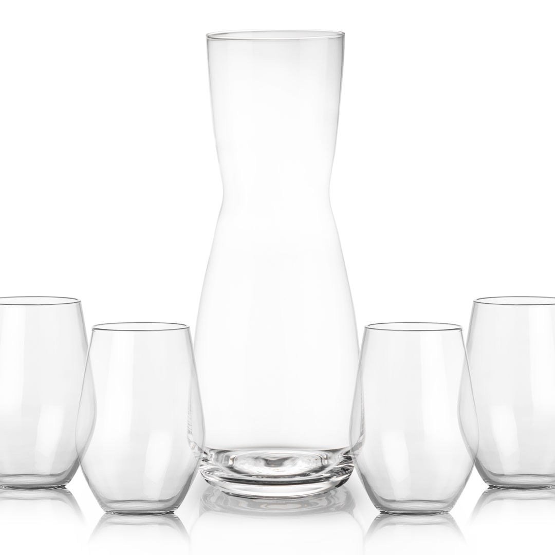 Mason Carafe & Vale Stemless Wine Set 5