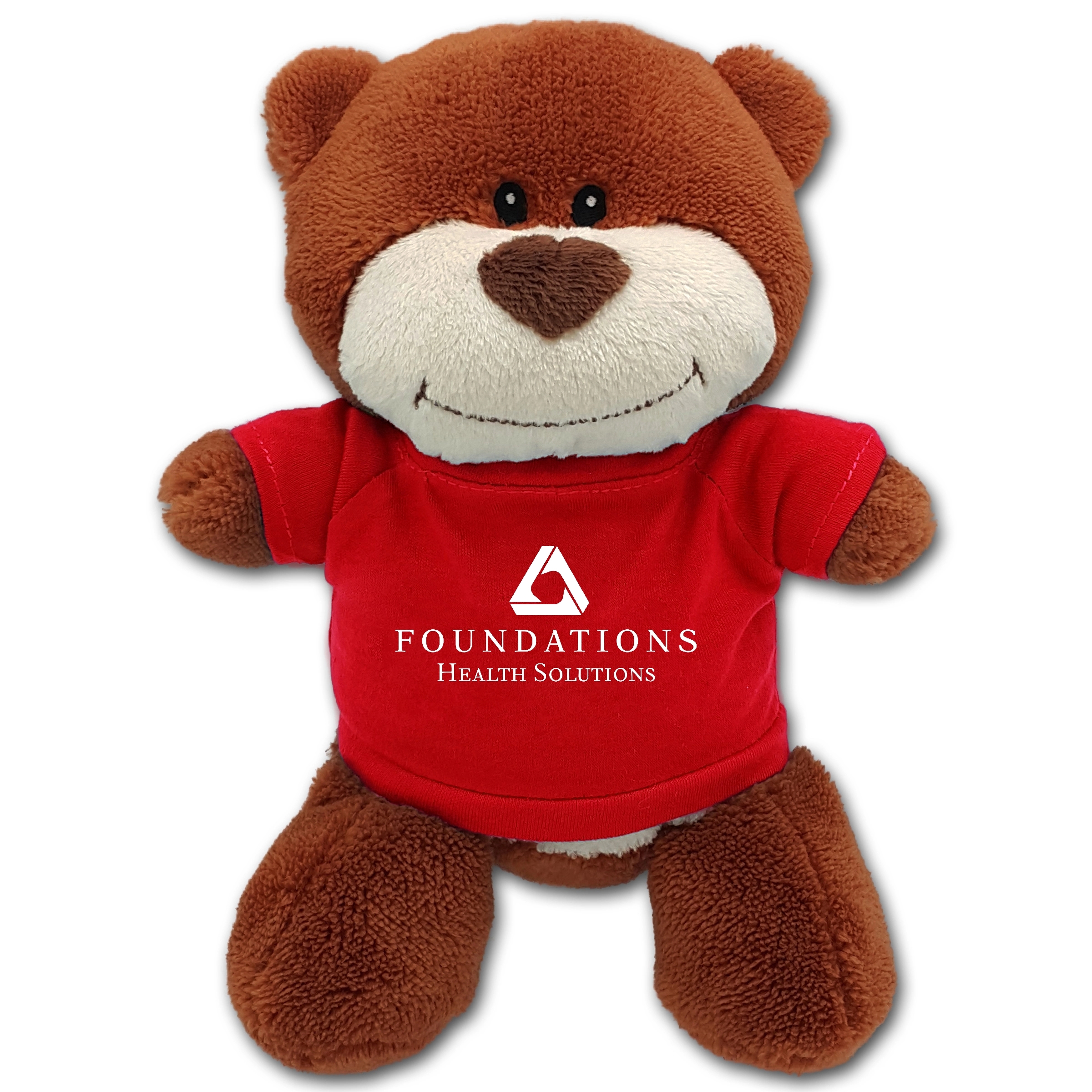 10" Smiling Face Brown Bear