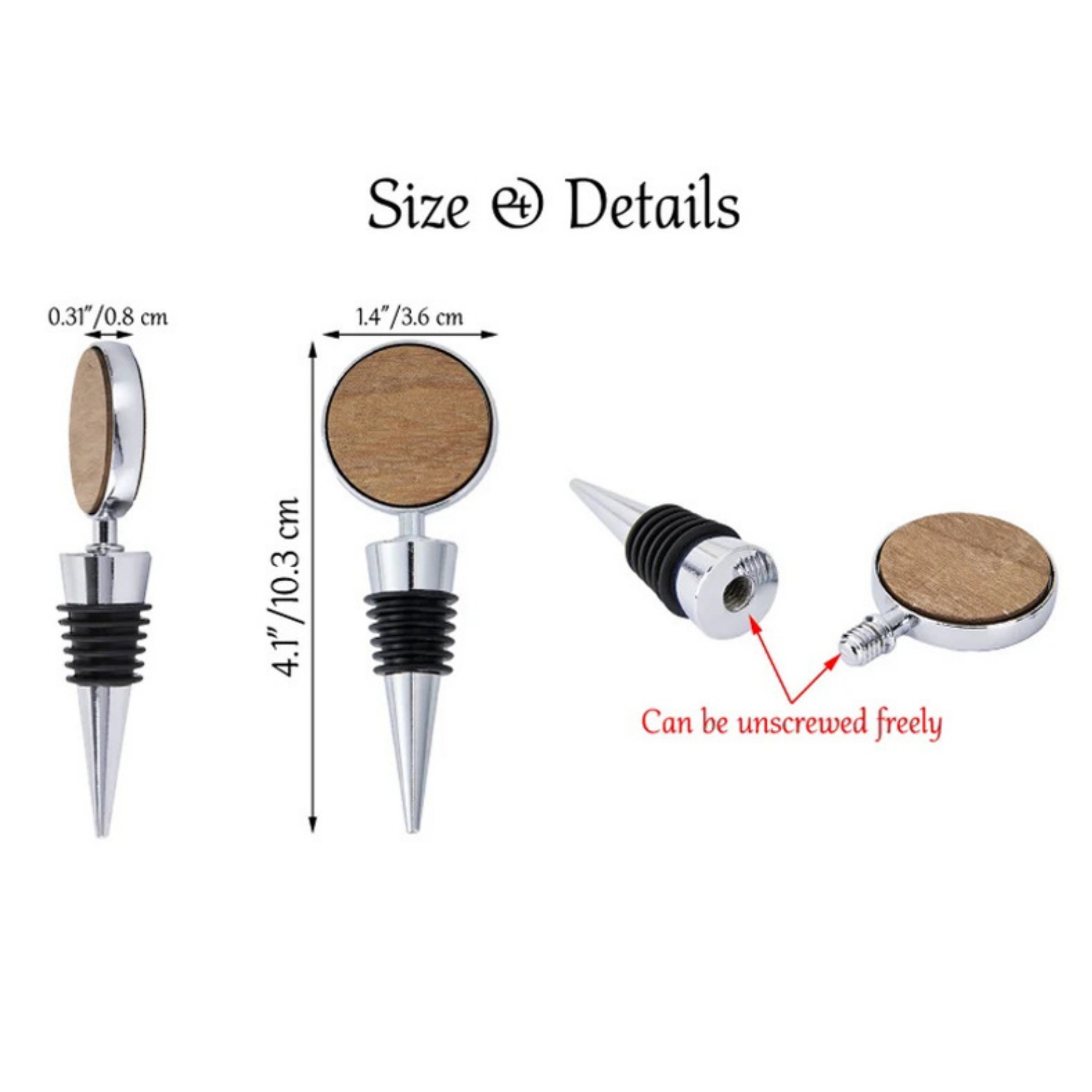 Personalized Wine Bottle Stopper 1
