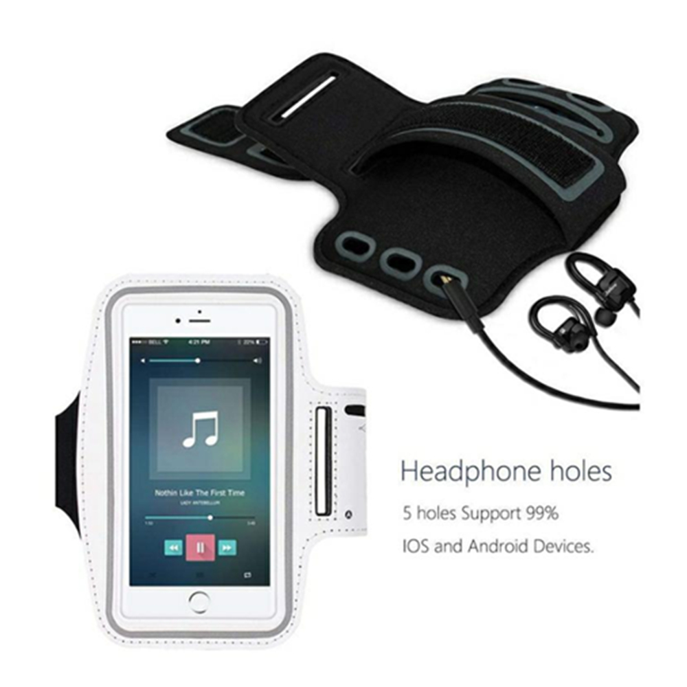 Reflective Sports Armband With Key Storage Pocket 9