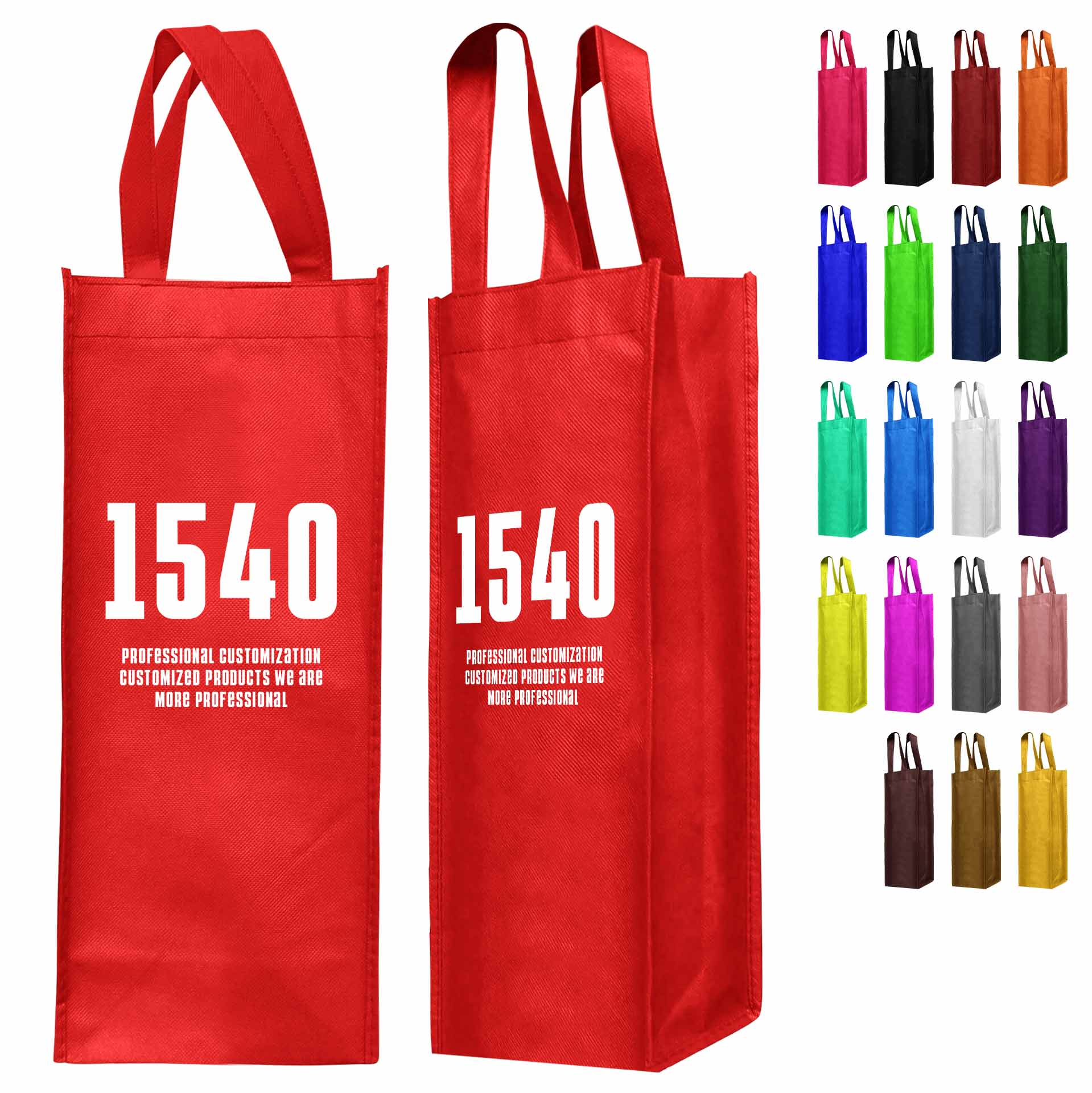 Non Wove Wine Tote Bag 2
