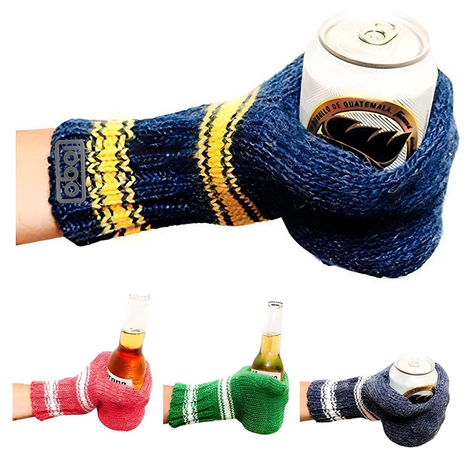 Non-Slip Knit Beverage Gloves 4