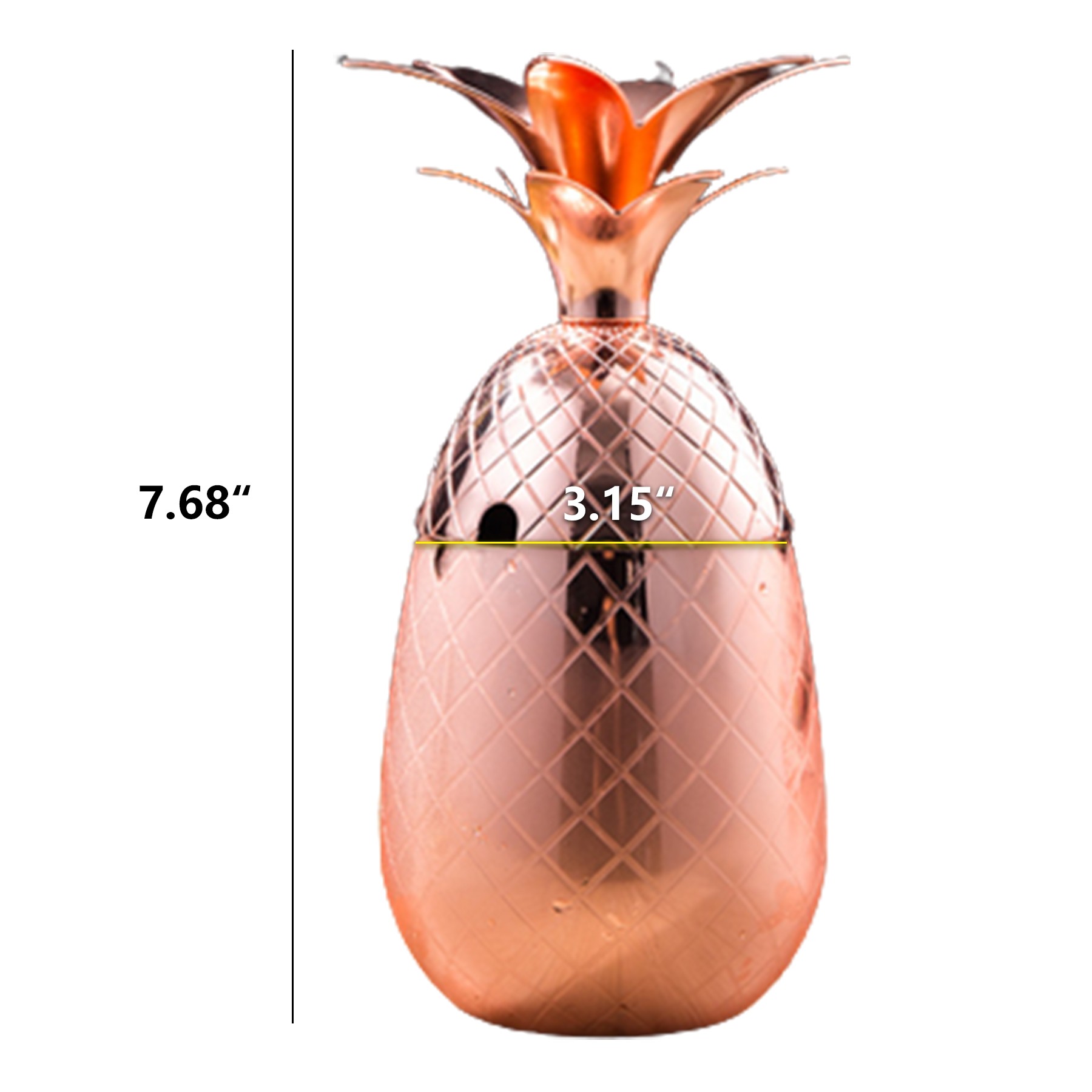 Pineapple Stainless Steel Cocktail Cup 2