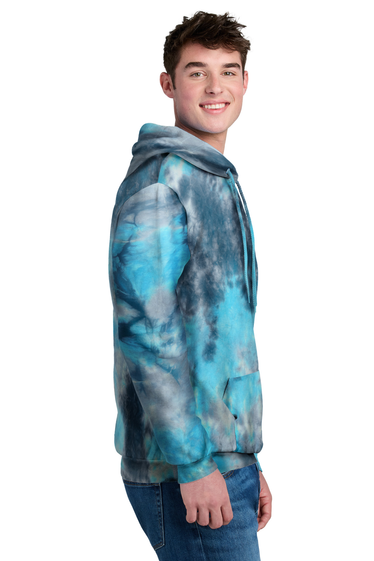 Port & Co Crystal Tie-Dye Pullover Hoodie PC144 4