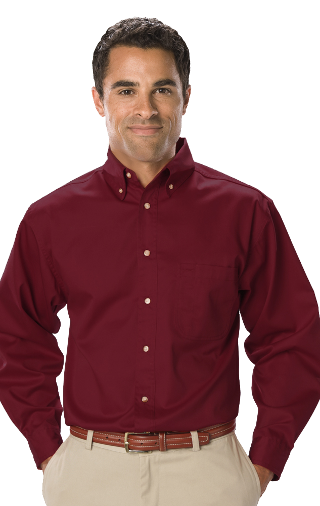 Men's Scotchgard Twill L/S Shirt 44