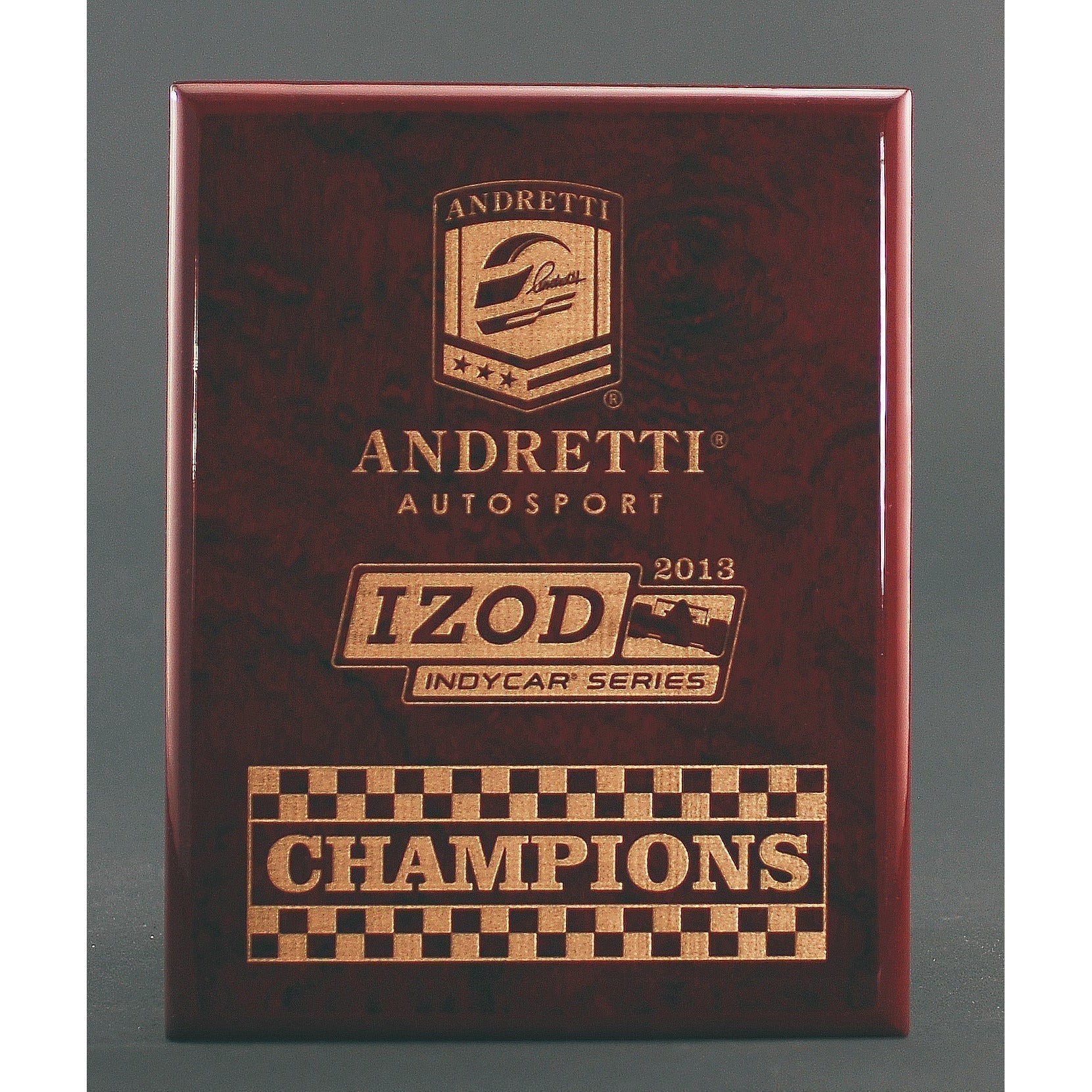 Rosewood Piano Finish Plaque - Gold Filled 4