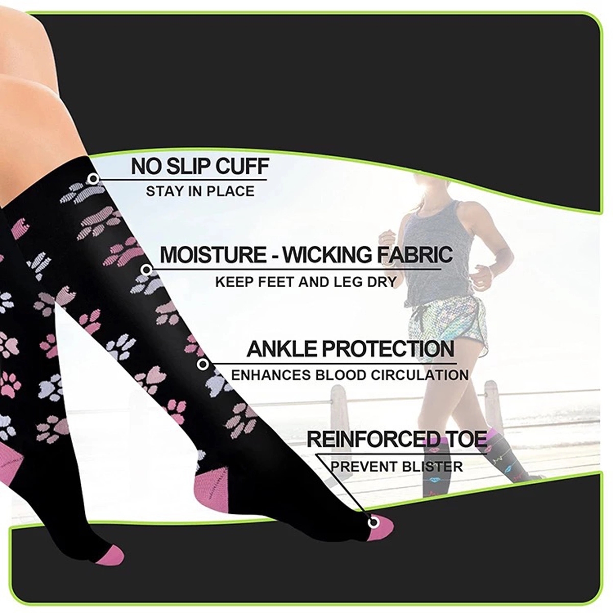 Sublimation Full Color Long Socks 4