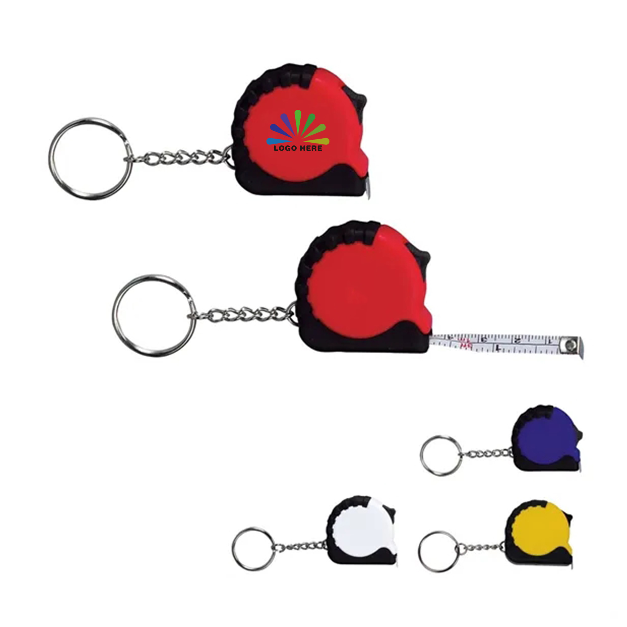 Mini Grip 3.25' Tape Measure Keychain 1