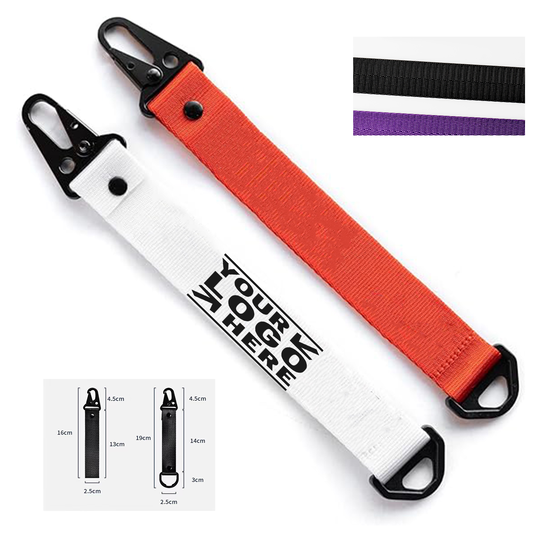 Techwear Cyberpunk Graphic Keychain Hang Tag 2