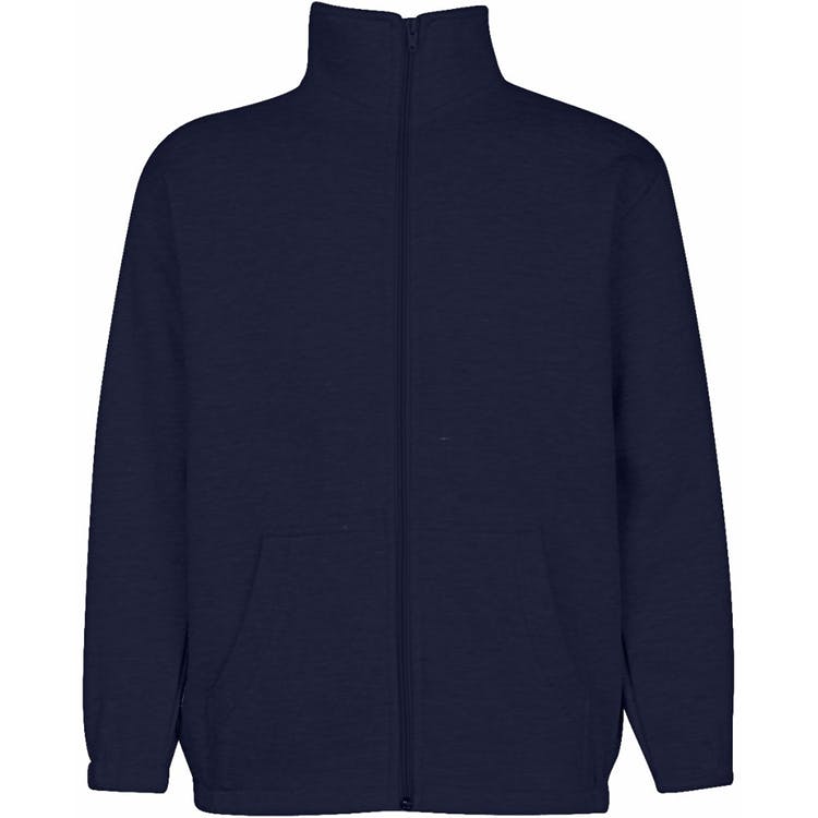 Youth Mock Neck Zippered Sweatshirts - Navy Size 10/12 (M) 3