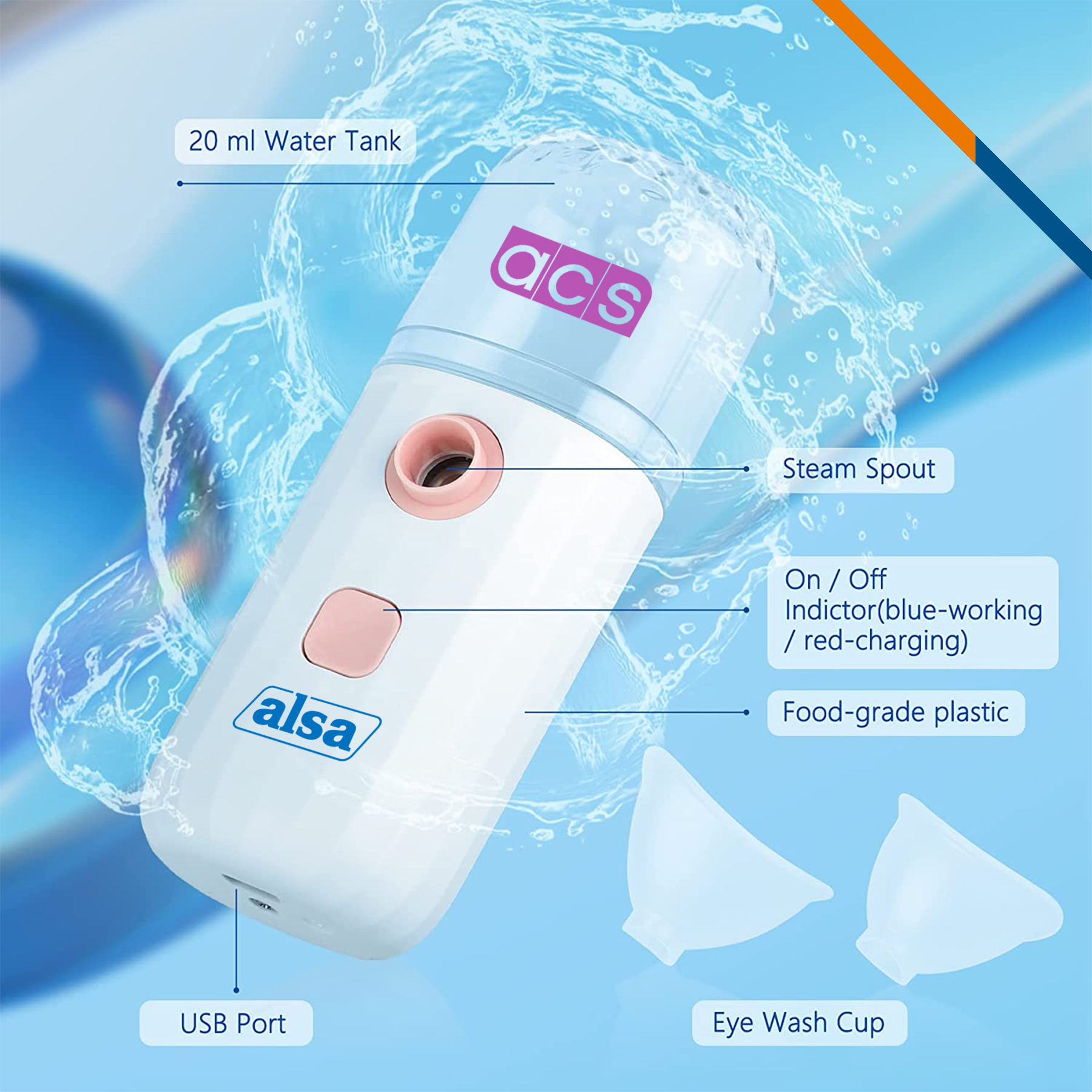 RefreshEyes Portable Mist Sprayer 6