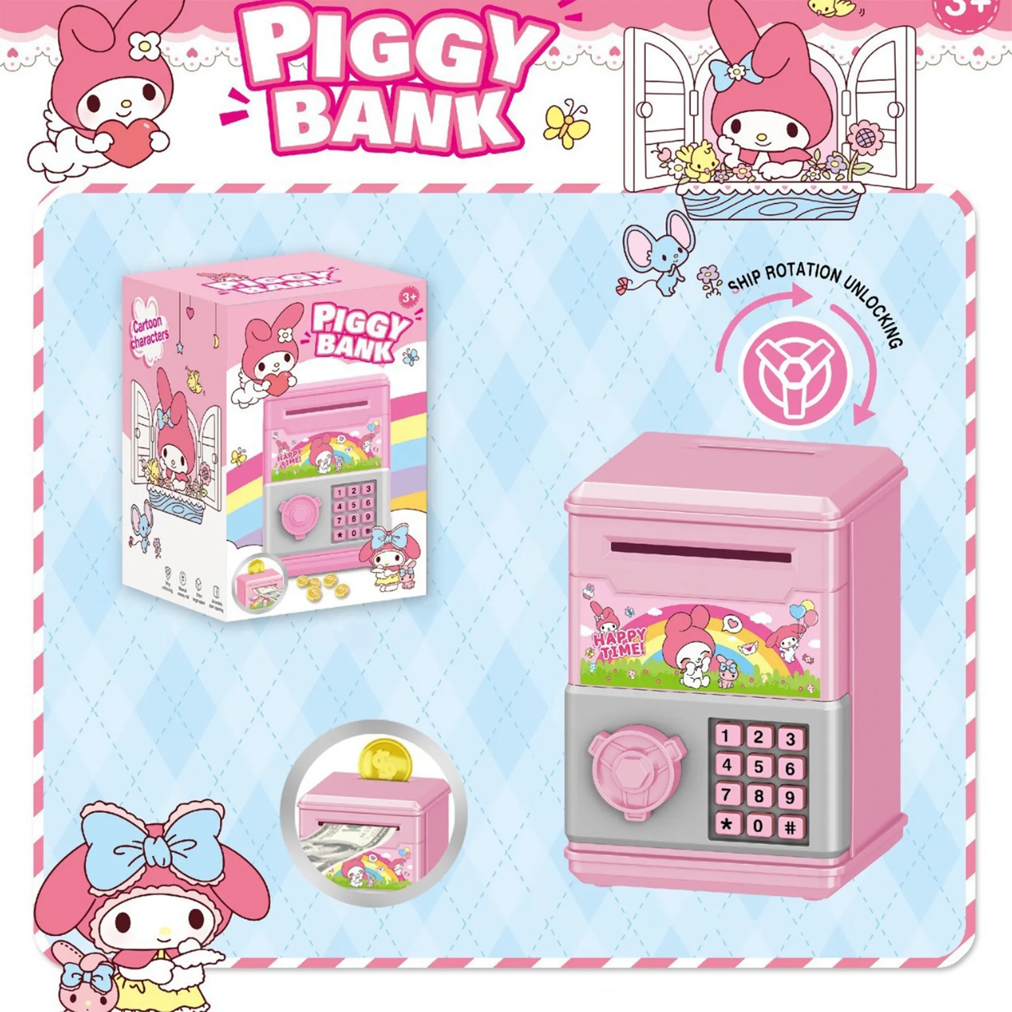 Electronic Piggy Bank For Kids 9