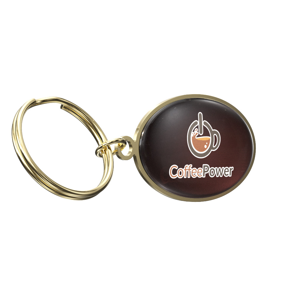 Vibraprint® Bright Oval Key Tag (1-1/4" x 1-7/8") 1