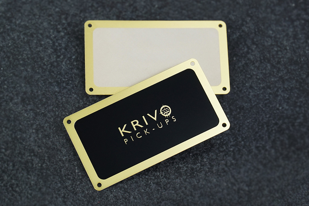 Brass Finish Business Cards 40
