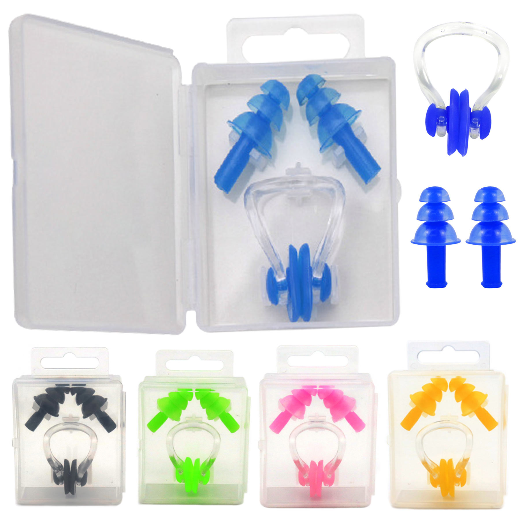 Swimming Earplugs Nose Clip 1