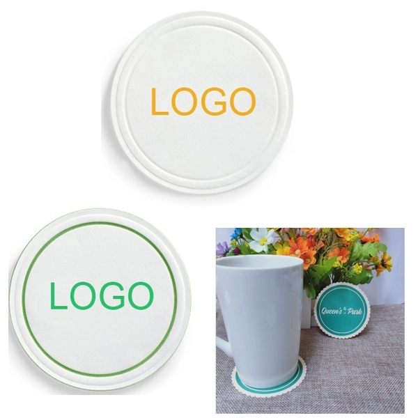 Printed Tissue Cocktail Coasters 1