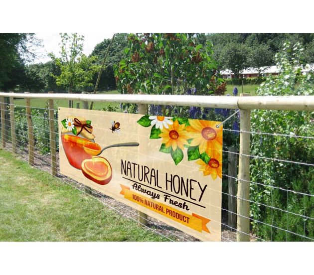 Mesh Outdoor/Indoor Barricade Banner 6
