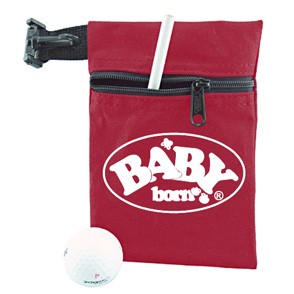 10 Oz. Colored Canvas Zippered Golf/ Accessory Bag 1