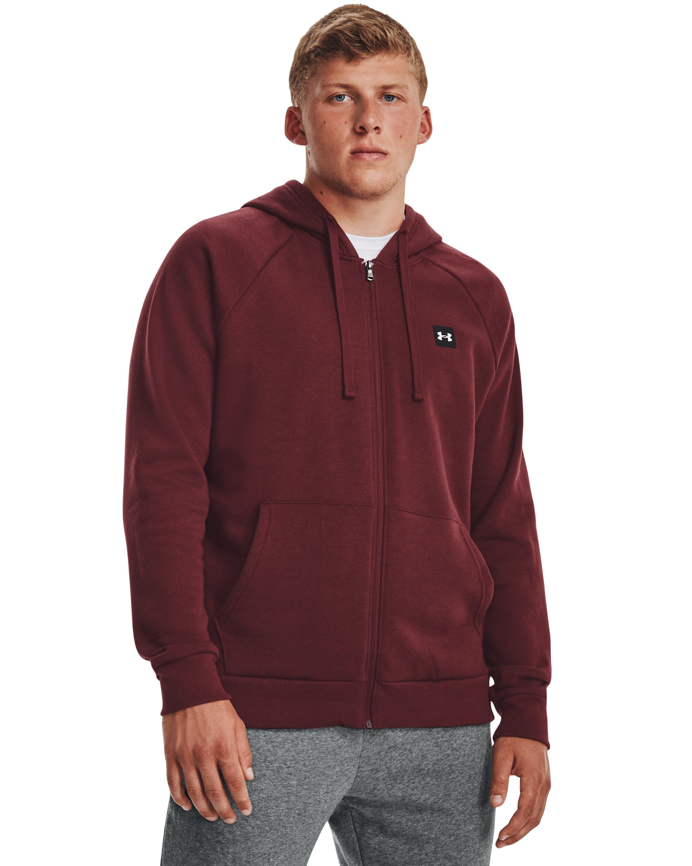 UA Rival Fleece Men's Full Zip Hoodie 12