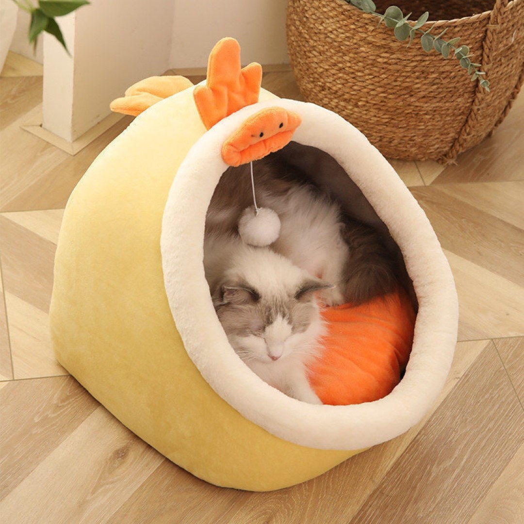 Washable Pet Bed Cave 5
