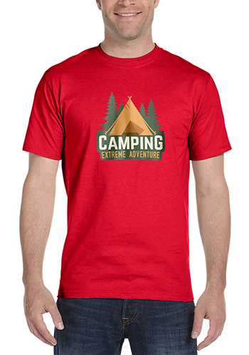 5.2 oz 100% Cotton Pre Shrunk Tees 68