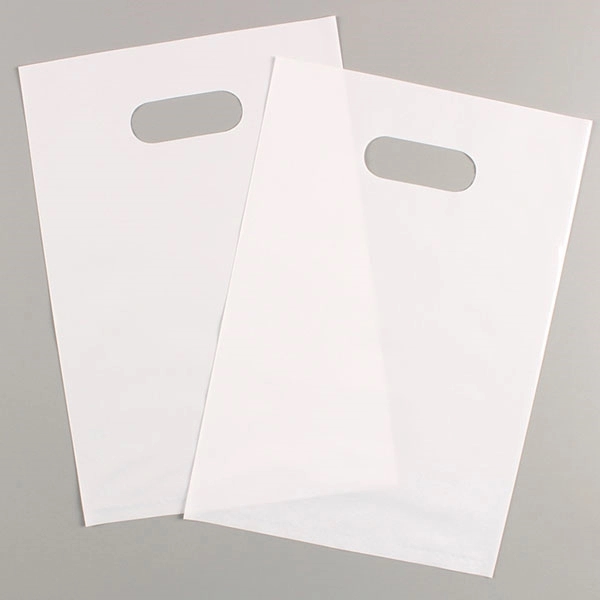 Small Plastic Die-cut Handle Gift Bag - 7" x 10.5" 9