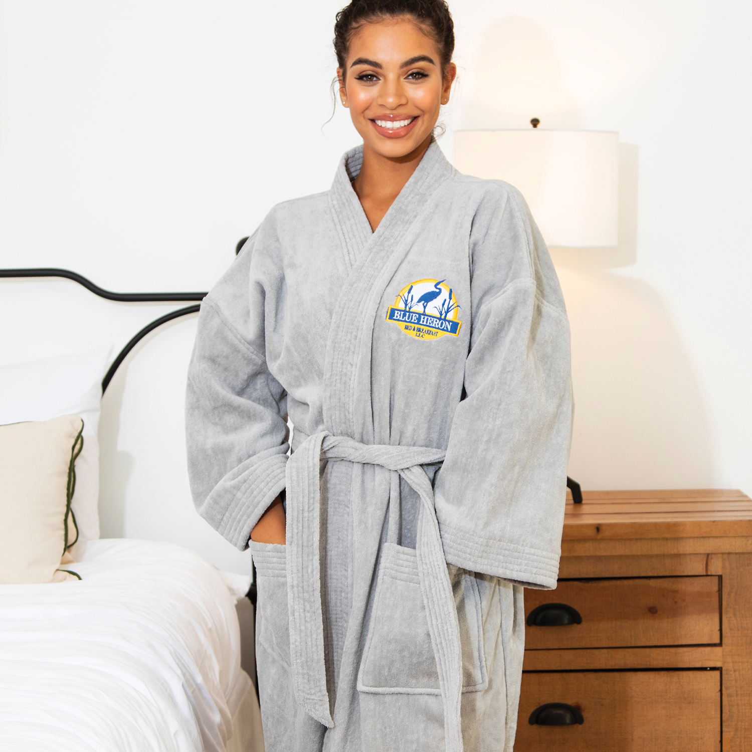Terry Velour Kimono Robe 3