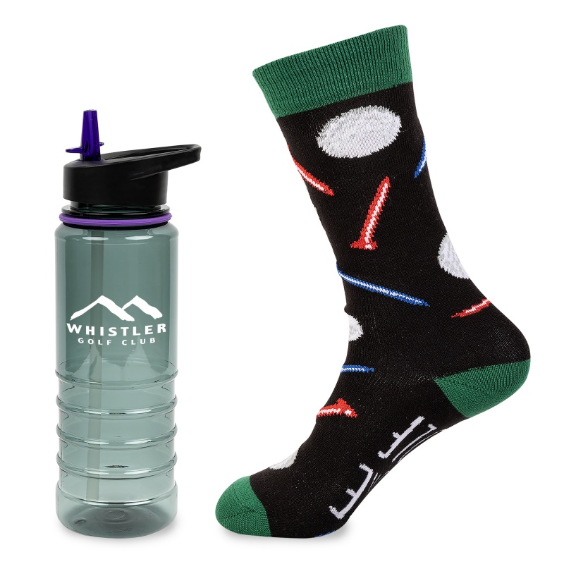Less Work, More Golf Tritan Bottle Gift Set 7