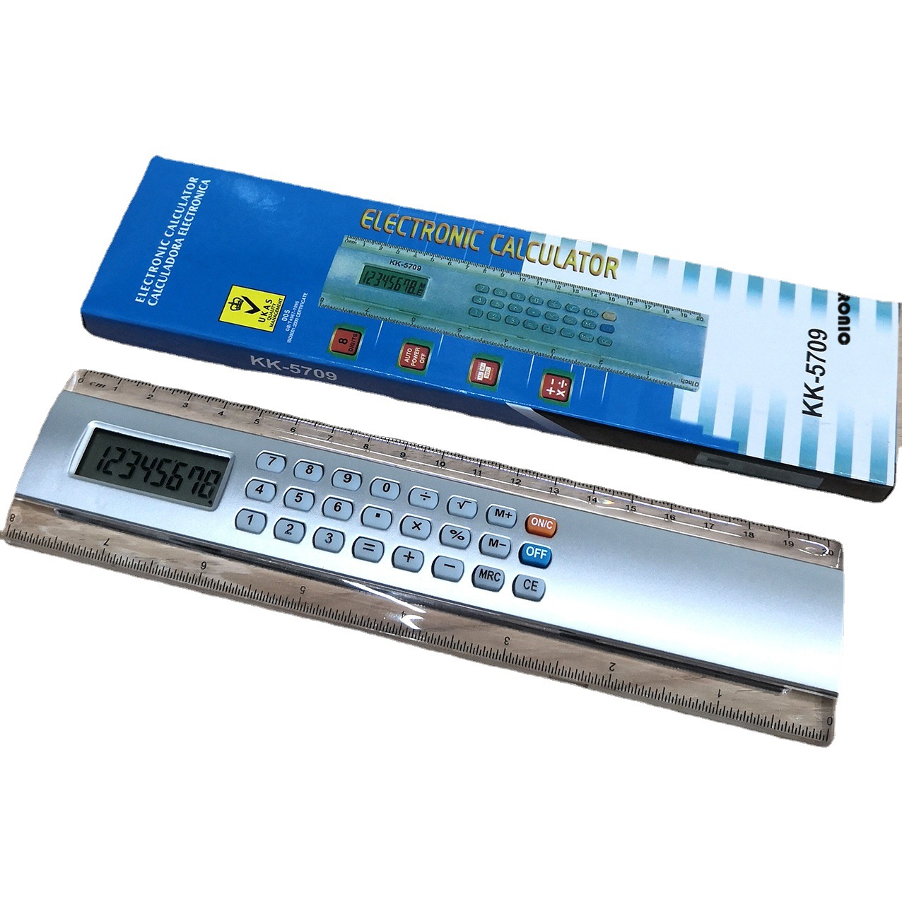 8" Ruler Integrated With Precise Calculators 1