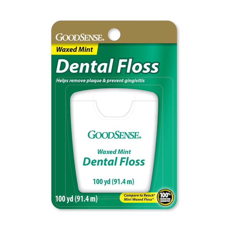 GoodSense Waxed Mint Floss - 100 Yards 1