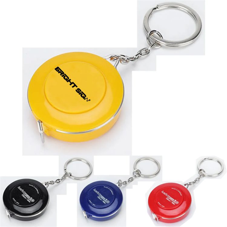 Mini Dual-Scale Retractable Tape Measure Keychain 60"/150cm 3