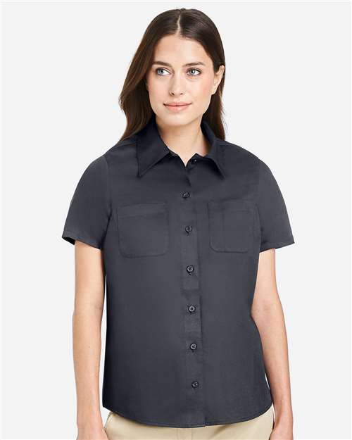 Women's Advantage IL Short Sleeve Dress Shirt - M585W 4