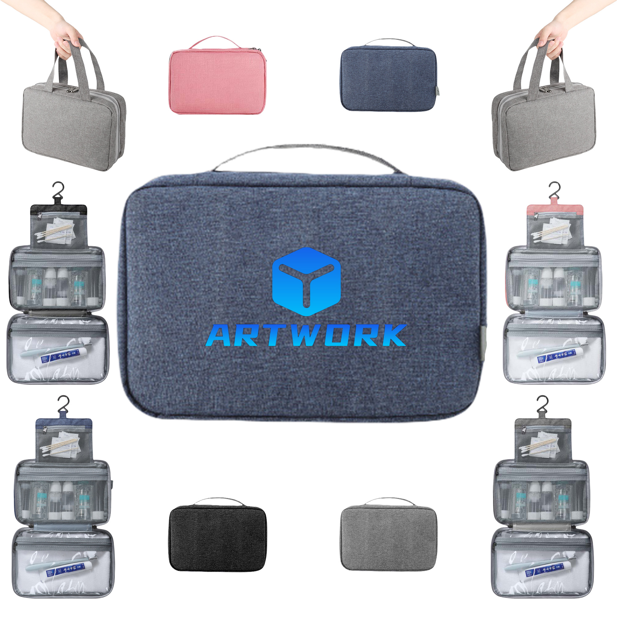 Large Capacity Travel Cosmetic Bag 1