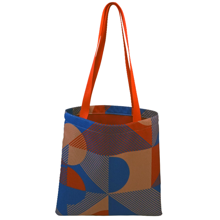 Colored Liner Medium Flat Tote (14"H x 14"W) 9