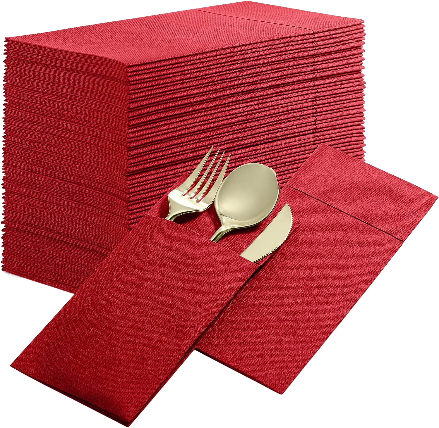 Luxury Linen Style Disposable Napkin 4