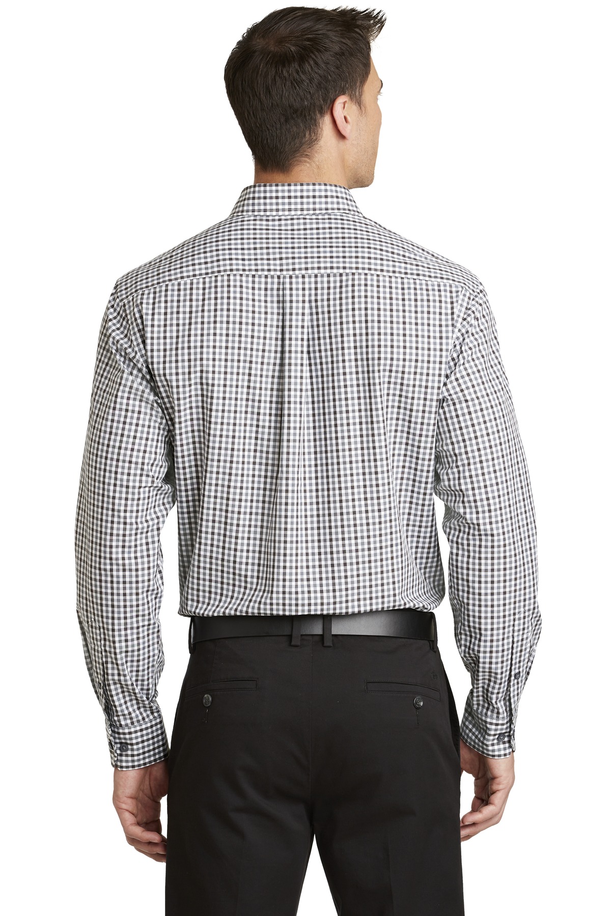 Long Sleeve Gingham Easy Care Shirt
