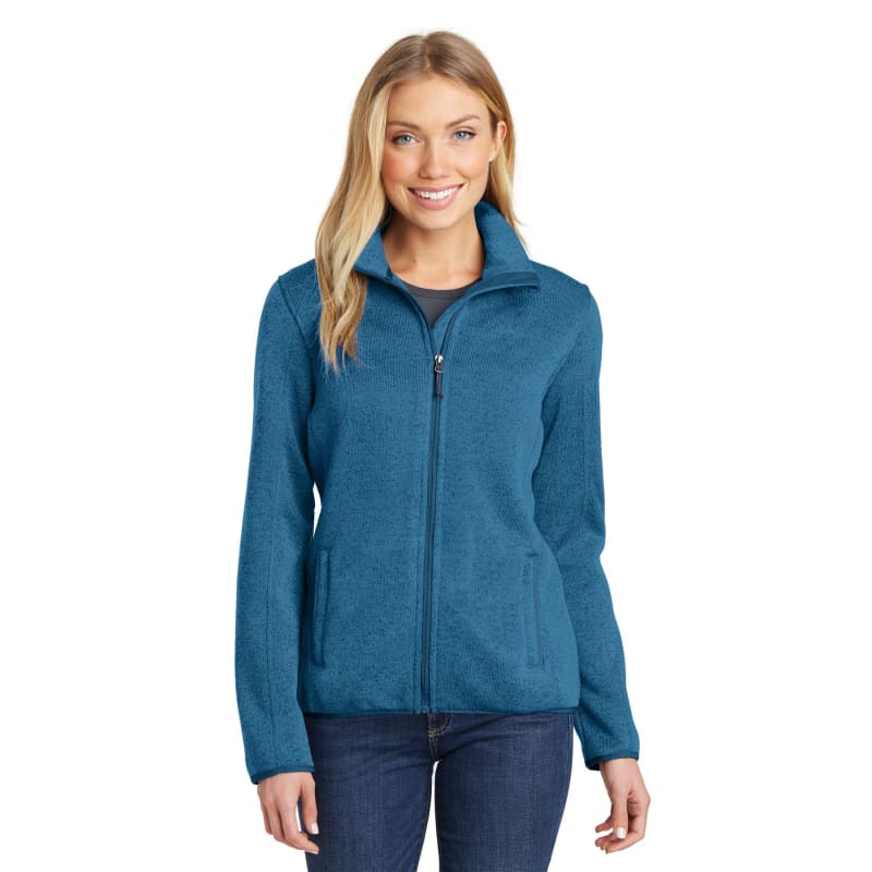 Port Authority Women's Sweater Fleece Jacket. 22