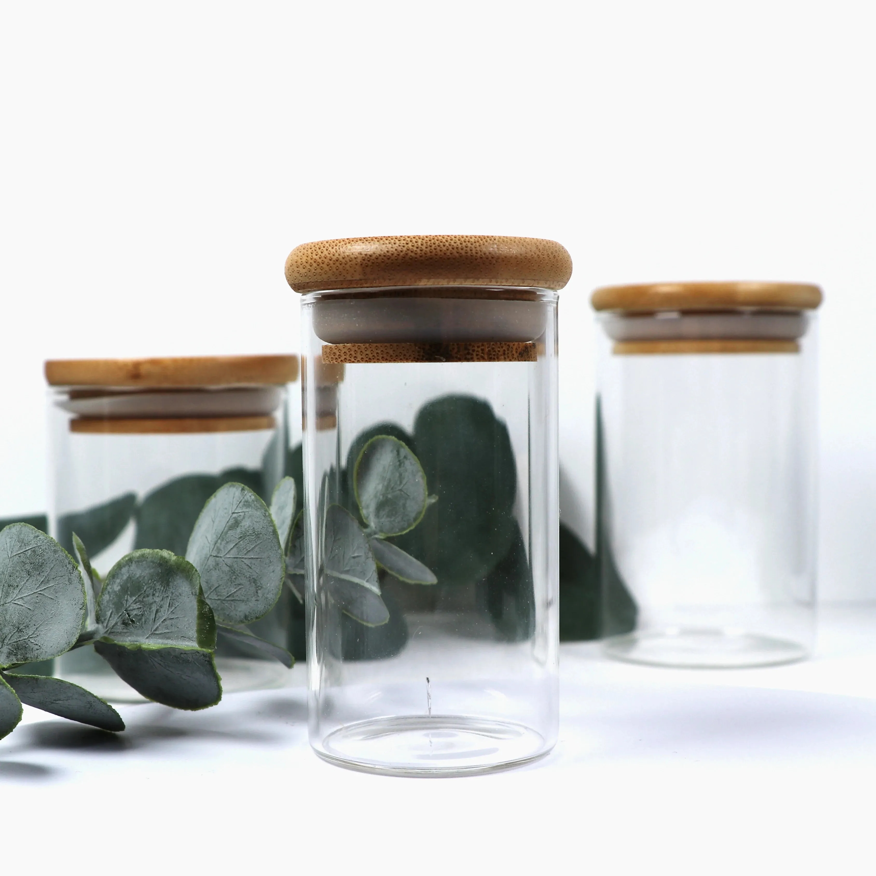Custom Jar with Bamboo Lid 3