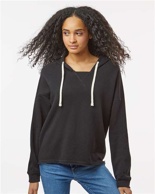 Women's Angel Fleece Crop Hooded Sweatshirt - W23101 12