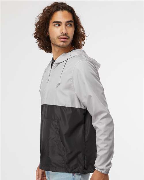 Unisex Lightweight Quarter-Zip Windbreaker Pullover Jacket - EXP54LWP 36